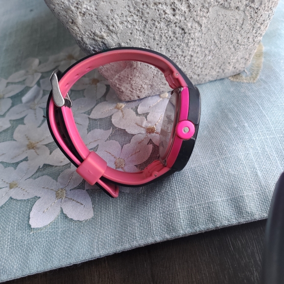 Prestige Medical for Nurse 100M Quartz Watch Swatch Style Pink and Black - Picture 6 of 7